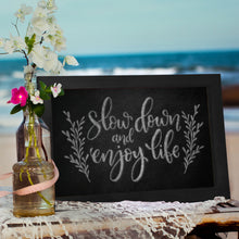 Load image into Gallery viewer, TenXVI Designs 11x17&quot; Black Chalkboard Sign and 8-Pack TenXVI Designs Vibrant Liquid Chalk Markers