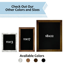 Load image into Gallery viewer, TenXVI Designs 11x13&quot; Torched Wood Chalkboard Sign and 8-Pack TenXVI Designs Vibrant Liquid Chalk Markers